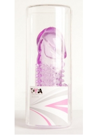 Фиолетовая насадка с коготком и шипами - 13 см. - Toyfa Basic - в Реутове купить с доставкой