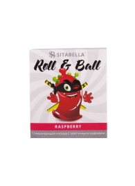 Стимулирующий презерватив-насадка Roll   Ball Raspberry - Sitabella - купить с доставкой в Реутове