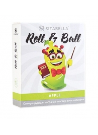 Стимулирующий презерватив-насадка Roll   Ball Apple - Sitabella - купить с доставкой в Реутове