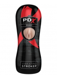 Мастурбатор-вагина Vibrating Pussy Stroker с вибрацией - Pipedream - в Реутове купить с доставкой