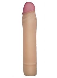 Телесная насадка-удлинитель из неоскин - 19,5 см. - LOVETOY (А-Полимер) - в Реутове купить с доставкой
