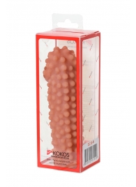 Телесная насадка на фаллос с бугорками KOKOS Extreme Sleeve 10 - 15,8 см. - KOKOS - в Реутове купить с доставкой