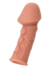 Насадка на фаллос с пузыриками, венками и ребристостью KOKOS Extreme Sleeve 09 - 12,7 см. - KOKOS - в Реутове купить с доставкой