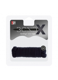 Чёрная веревка для связывания BONDX LOVE ROPE - 5 м. - Dream Toys - купить с доставкой в Реутове