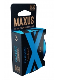 Классические презервативы в железном кейсе MAXUS Classic - 3 шт. - Maxus - купить с доставкой в Реутове