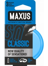 Классические презервативы в железном кейсе MAXUS Classic - 3 шт. - Maxus - купить с доставкой в Реутове