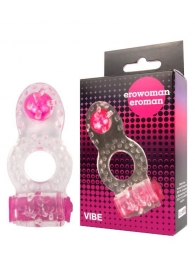 Прозрачное эрекционное кольцо Erowoman-Eroman - Erowoman-Eroman - в Реутове купить с доставкой