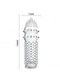 Закрытая прозрачная насадка Crystal sleeve - 14,2 см. - Erowoman-Eroman - в Реутове купить с доставкой