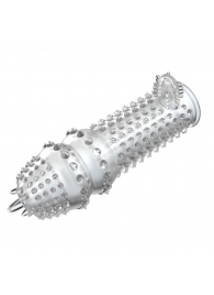 Закрытая прозрачная насадка Crystal sleeve - 14,2 см. - Erowoman-Eroman - в Реутове купить с доставкой