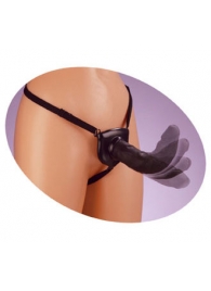 Черный податливый страпон Posable Partner Strap-On - 17,8 см. - Pipedream - купить с доставкой в Реутове