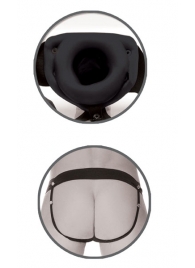 Черный полый страпон унисекс Hollow Strap-On - 14,5 см. - Pipedream - купить с доставкой в Реутове