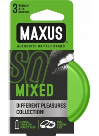 Презервативы в железном кейсе MAXUS Mixed - 3 шт. - Maxus - купить с доставкой в Реутове
