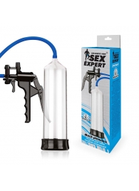 Прозрачная вакуумная помпа Sex Expert с насосом - Sex Expert - в Реутове купить с доставкой