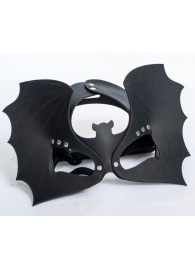 Черная кожаная маска на глаза  Летучая мышь - Sitabella - купить с доставкой в Реутове