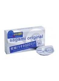 Ультратонкие презервативы Sagami Original QUICK - 6 шт. - Sagami - купить с доставкой в Реутове