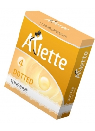 Презервативы Arlette Dotted с точечной текстурой - 3 шт. - Arlette - купить с доставкой в Реутове