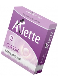 Классические презервативы Arlette Classic - 3 шт. - Arlette - купить с доставкой в Реутове