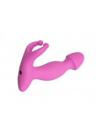 Розовый стимулятор простаты с усиками - 15 см. - 4sexdreaM - в Реутове купить с доставкой