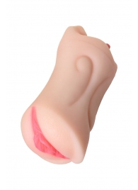 Телесный двусторонний мастурбатор Fruity Tongue - ротик и вагина - ToyFa - в Реутове купить с доставкой