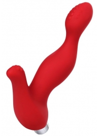 Красный силиконовый вибростимулятор простаты Proman - 12,5 см. - ToyFa - в Реутове купить с доставкой