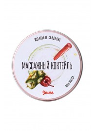 Массажная свеча «Массажный коктейль» с ароматом пина колады - 30 мл. - ToyFa - купить с доставкой в Реутове
