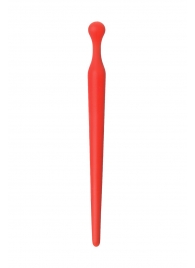 Красный силиконовый уретральный плаг - 10 см. - ToyFa - купить с доставкой в Реутове