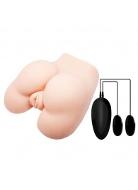 Пышная попка с двумя входами и вибрацией - Baile - в Реутове купить с доставкой