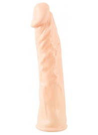 Телесная насадка-удлинитель Silicone Extension - 19 см. - Orion - в Реутове купить с доставкой