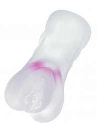 Прозрачный реалистичный мастурбатор Juicy Pussy Crystal Rose - ToyFa - в Реутове купить с доставкой