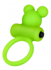 Зеленое виброкольцо на пенис A-Toys - A-toys - в Реутове купить с доставкой