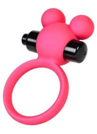Розовое виброкольцо на пенис A-Toys - A-toys - в Реутове купить с доставкой
