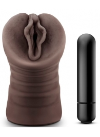 Коричневый мастурбатор-вагина Alexis - Blush Novelties - в Реутове купить с доставкой