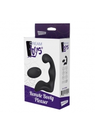 Черный вибромассажер простаты REMOTE BOOTY PLEASER - Dream Toys - в Реутове купить с доставкой