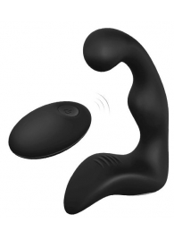 Черный вибромассажер простаты REMOTE BOOTY PLEASER - Dream Toys - в Реутове купить с доставкой