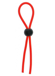 Красное эрекционное лассо с одной бусинкой-утяжкой STRETCHY THICK LASSO - Dream Toys - в Реутове купить с доставкой