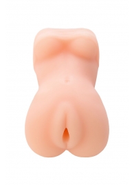 Телесный мастурбатор в виде женской фигурки - Toyfa Basic - в Реутове купить с доставкой