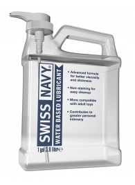 Канистра лубриканта Swiss Navy Water Based Lube на водной основе - 3,8 л. - Swiss navy - купить с доставкой в Реутове