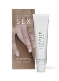 Гель для мастурбации с ароматом кокоса Slow Sex Finger Play Gel - 30 мл. - Bijoux Indiscrets - купить с доставкой в Реутове