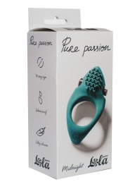 Зеленое эрекционное виброкольцо Pure Passion Midnight - Lola Games - в Реутове купить с доставкой