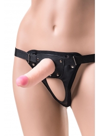 Телесный страпон на трусиках Realstick Jax - 17,9 см. - ToyFa - купить с доставкой в Реутове
