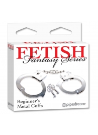 Металлические наручники Beginner s Metal Cuffs - Pipedream - купить с доставкой в Реутове