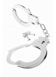 Металлические серебристые наручники Designer Metal Handcuffs - Pipedream - купить с доставкой в Реутове
