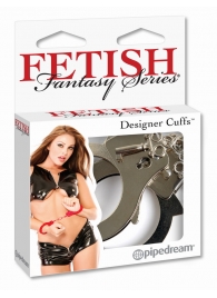 Металлические серебристые наручники Designer Metal Handcuffs - Pipedream - купить с доставкой в Реутове