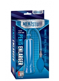 Синяя вакуумная помпа MENZSTUFF PENIS ENLARGER - Dream Toys - в Реутове купить с доставкой