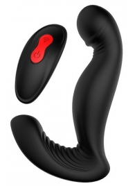 Черный вибромассажер простаты SWIRLING P-PLEASER - Dream Toys - в Реутове купить с доставкой