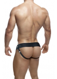 Черный мужской страпон DR. SKIN 6INCH HOLLOW STRAP ON - 16 см. - Blush Novelties - купить с доставкой в Реутове