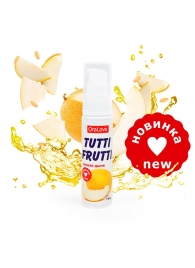 Гель-смазка Tutti-frutti со вкусом сочной дыни - 30 гр. - Биоритм - купить с доставкой в Реутове