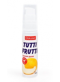 Гель-смазка Tutti-frutti со вкусом сочной дыни - 30 гр. - Биоритм - купить с доставкой в Реутове