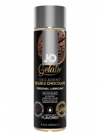 Лубрикант с ароматом шоколада JO GELATO DECADENT DOUBLE CHOCOLATE - 120 мл. - System JO - купить с доставкой в Реутове