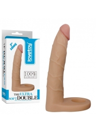 Телесная насадка-фаллоимитатор для двойного проникновения - 17 см. - Lovetoy - купить с доставкой в Реутове